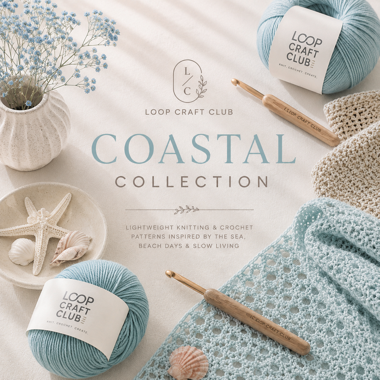 Summer Knitt pattern coastal collection 