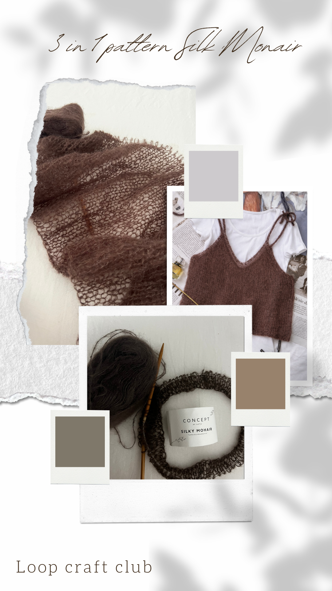 Mohair Silk Top 3 in 1