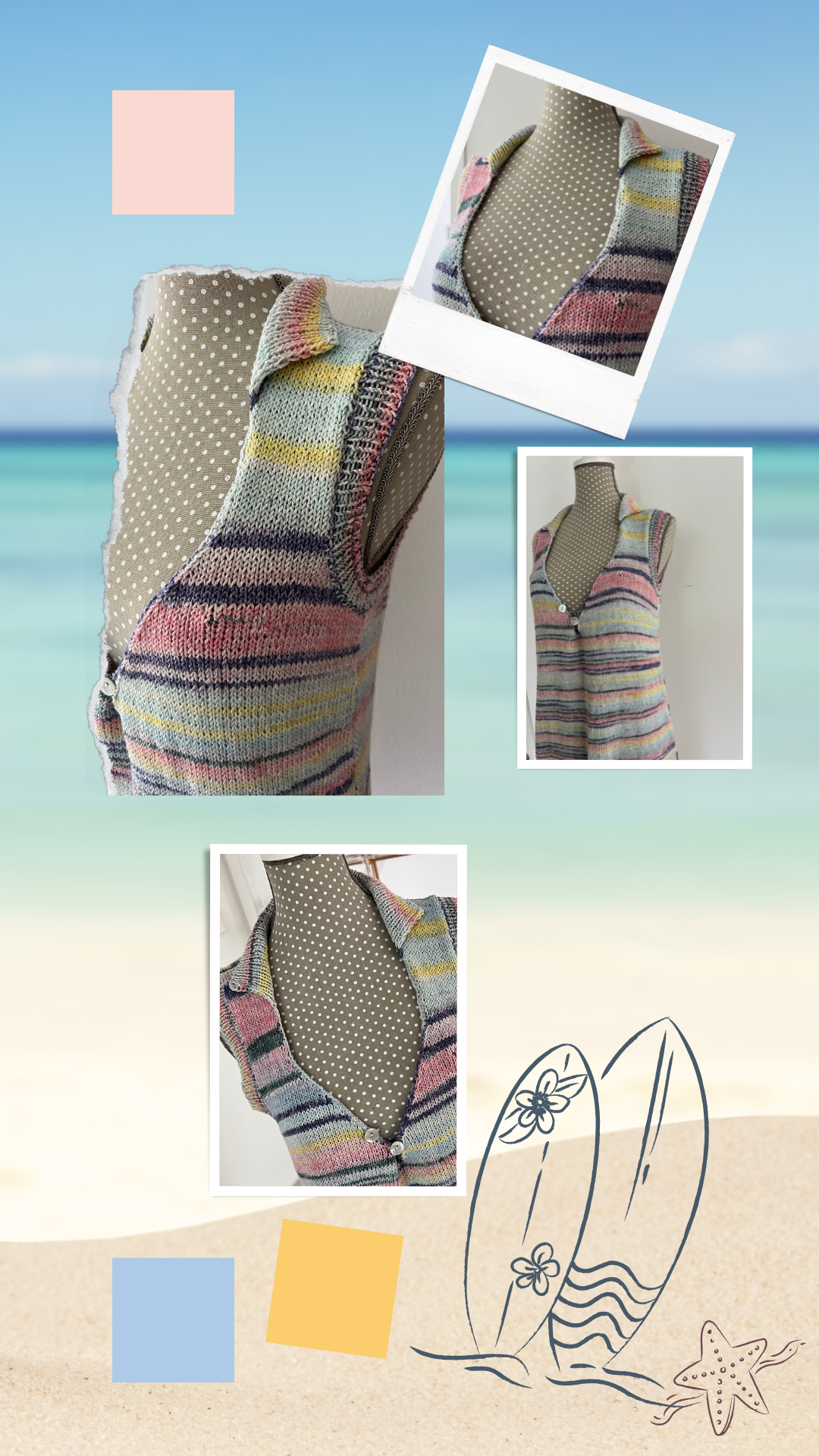 Solei Pool dress, 2 Options to knit