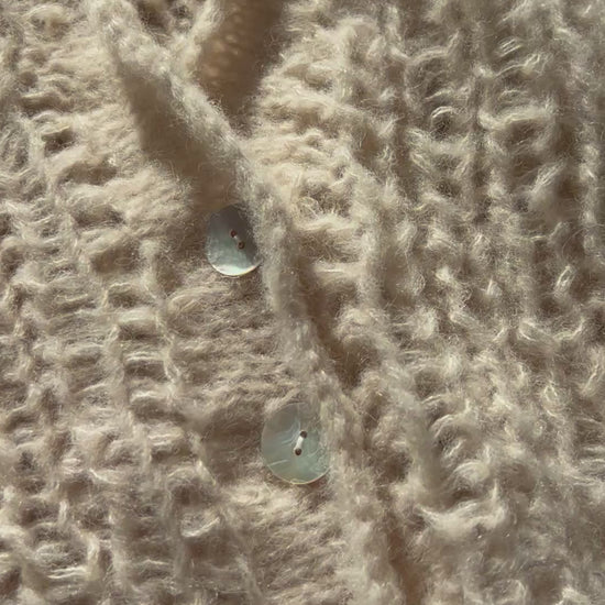 Easy beginner alpaca silk cloudy cardigan oversized easy pattern 
